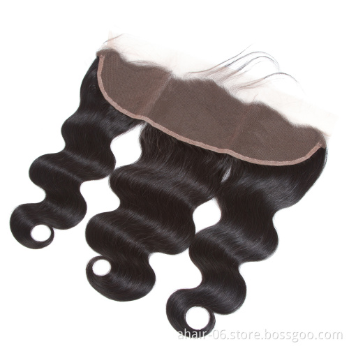 Cheap And Very Good Quality 10A 13x4 Swiss Lace Natural Color 100% Brazilian Virgin Human Hair Body Wave 10"-20" Lace Frontal